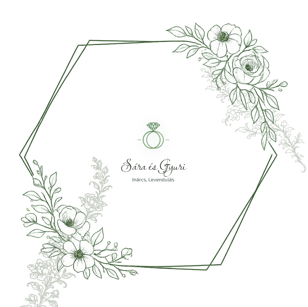 Sára és Gyuri esküvői weboldal előnézet